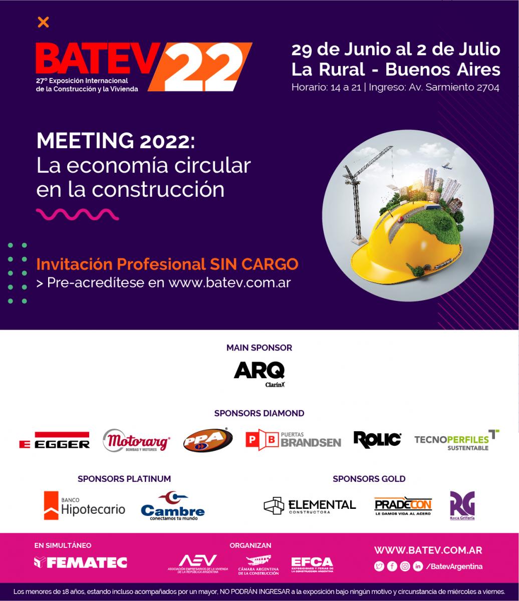 BATEV 2022 - Del 29 de junio al 2 de julio en La Rural 